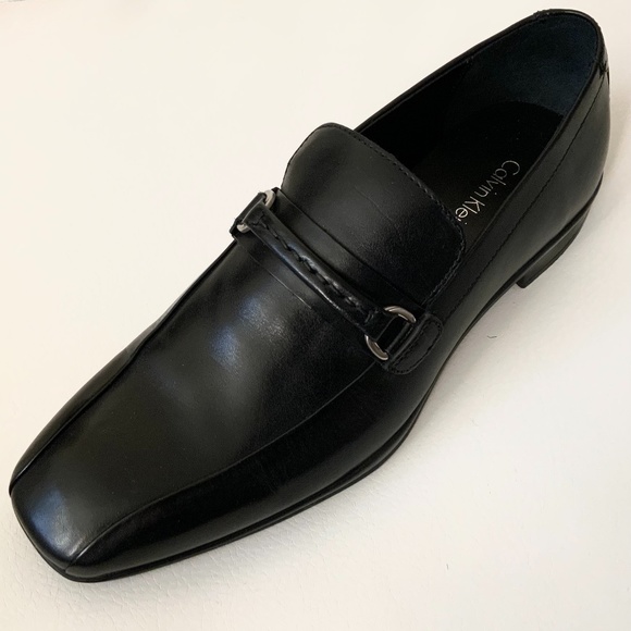 Calvin Klein Other - Calvin Klein Mens Classic Black Leather Shoes